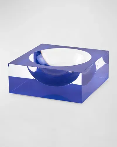 Tizo Wine Bottle Coaster In Blue