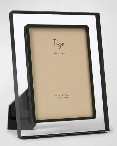 Tizo Lucite Frame W/border, 8" X 10" In Clear &amp; Black