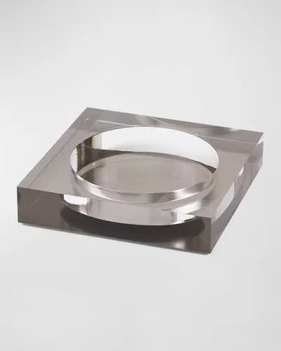 Tizo Wine Bottle Coaster In Silver