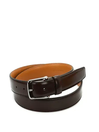 Tod's Classic Leather Belt In Brown