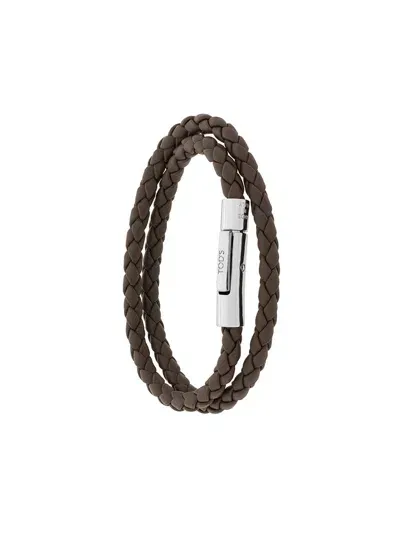 Tod's Logo Bracelet In Brown