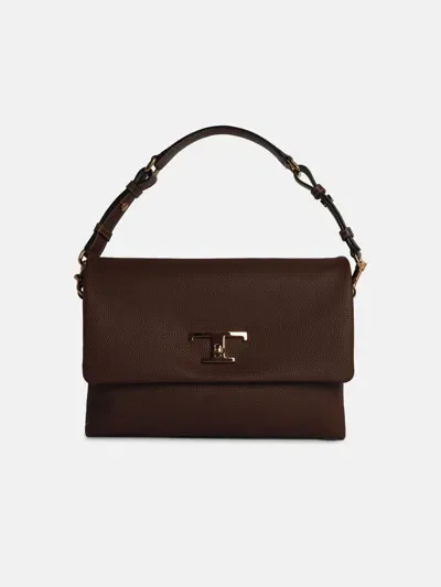 Tod's 'timeless' Medium Brown Leather Crossbody Bag