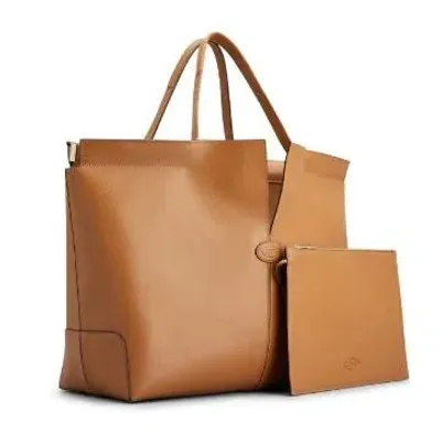 Tod's Medium Di Folio Bag In Brown