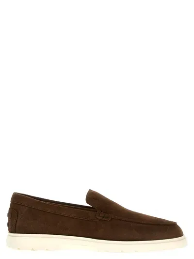 Tod's 'ibrido Estivo' Loafers In Brown