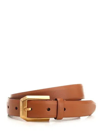 Tod's Leather Belt In Brown