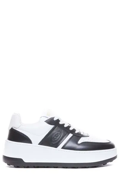 Tod's Two Toned Panelled Sneakers In Multi