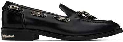 Toga Virilis Black Polished Loafers