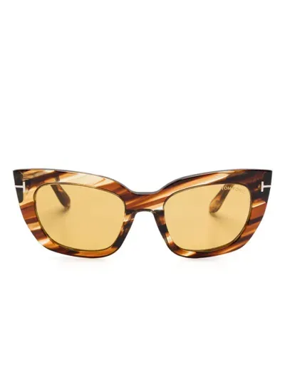 Tom Ford Athena Sunglasses In Brown