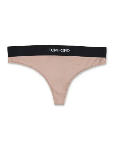 Tom Ford Brief With Logo In Pink