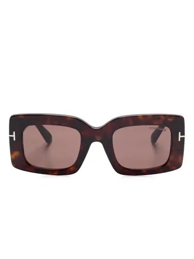 Tom Ford Brigitta Sunglasses In Brown