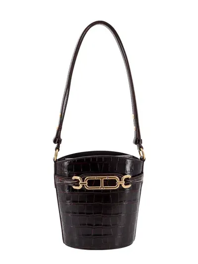 Tom Ford Bucket Bag In Brown