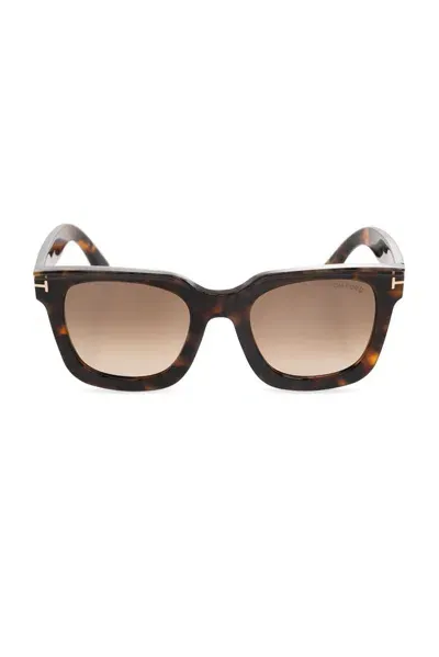 Tom Ford Eyewear Square Frame Sunglasses In Brown