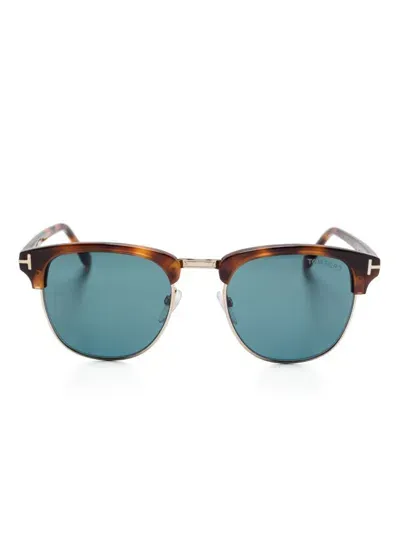 Tom Ford Henry Sunglasses In Brown