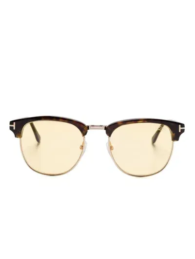 Tom Ford Henry Sunglasses In Brown