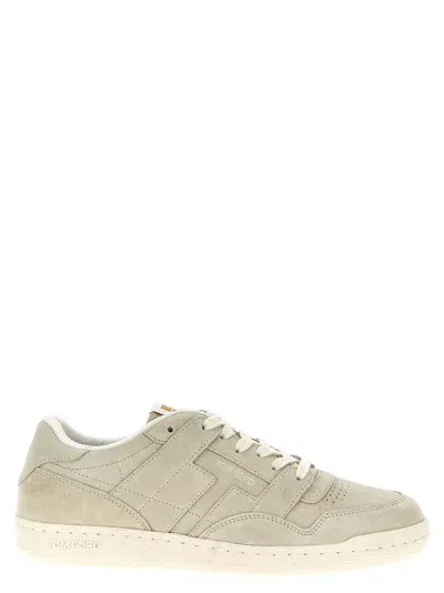 Tom Ford Jake Sneakers In Marble + Ivory