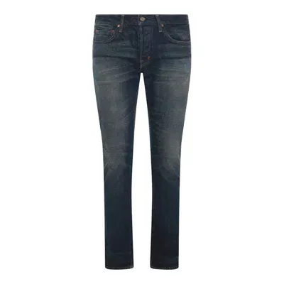 Tom Ford Blue Cotton Denim Jeans