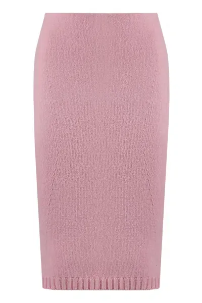 Tom Ford Knitted Skirt In Pink