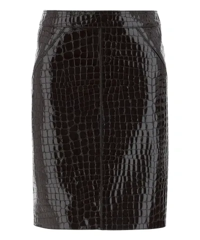 Tom Ford Mini Skirt In Brown