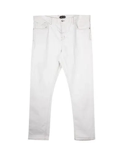 Tom Ford Slim-fit Jeans In White