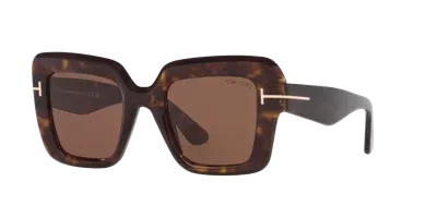 Tom Ford Woman Sunglasses Esme Tr In Brown