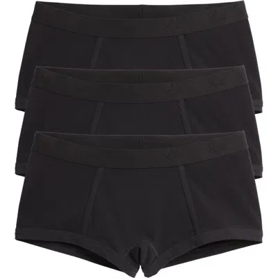 Tomboyx 3-pack Boyshorts In Black