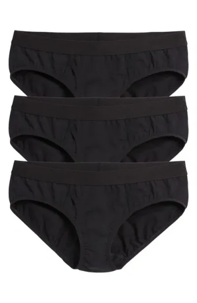 Tomboyx Iconic 3-pack Briefs In Black