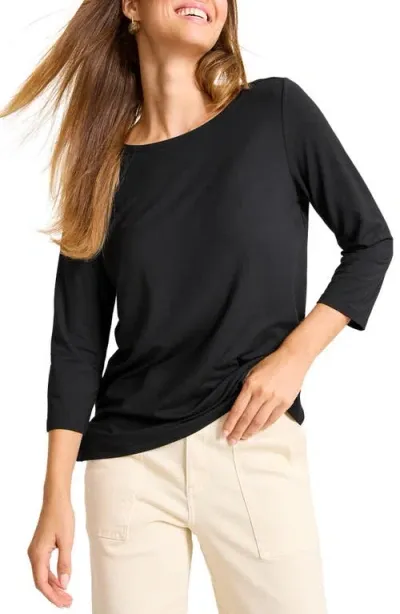 Tommy Bahama Kona Isles Knit Top In Black