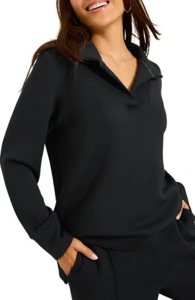 Tommy Bahama Palm Voyage Pullover In Black