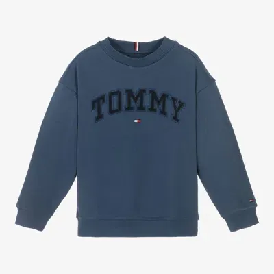 Tommy Hilfiger Kids' Boys Blue Cotton Sweatshirt