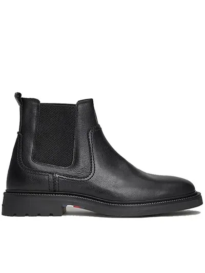 Tommy Hilfiger Comfort Chelsea Shoes In Black