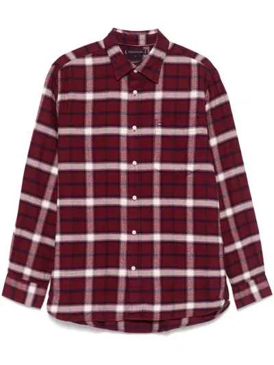 Tommy Hilfiger Plaid-check Pattern Shirt In Red