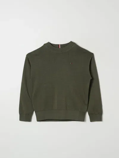 Tommy Hilfiger Sweater  Kids Color Green In Grün