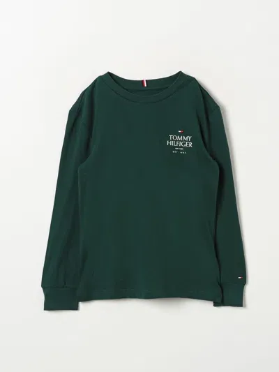 Tommy Hilfiger Sweater  Kids Color Green In Grün