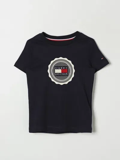 Tommy Hilfiger T-shirt  Kids Color Blue In Blau