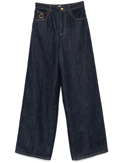 Tommy Hilfiger Wide-leg Jeans In Blue