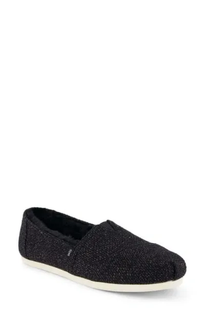 Toms Alpargata Classic Slip-on In Black