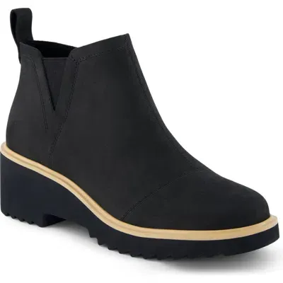 Toms Maude Wedge Bootie In Black