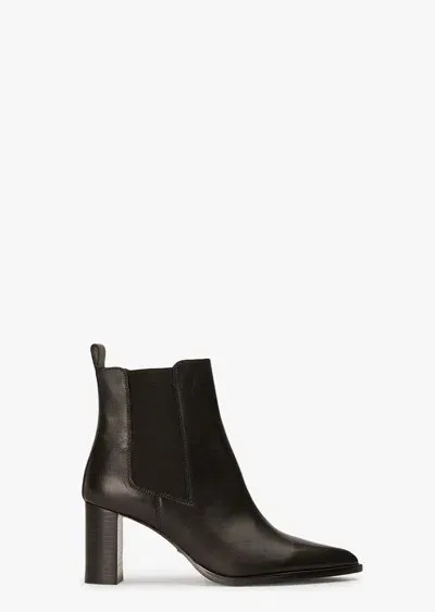 Tony Bianco Piston Black Como Ankle Boots In Blue