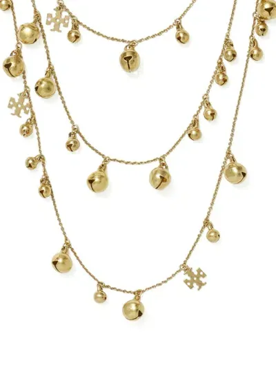 Tory Burch Convertible Bell Necklace In Gold