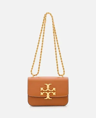 Tory Burch Eleanor Small Leather Shoulder Bag In Brown