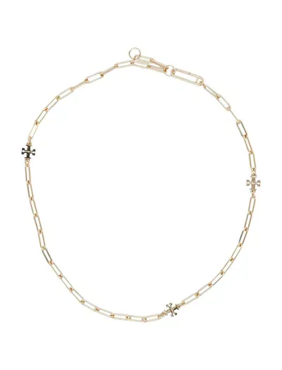 Tory Burch Good Luck Chain Necklace In Gold