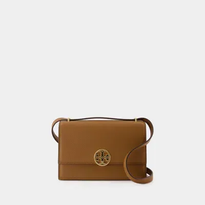 Tory Burch Miller Shoulder Bag In Brown