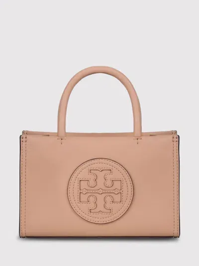 Tory Burch Mini Ella Logo-appliqué Tote Bag In Pink