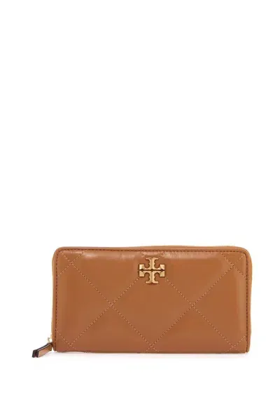 Tory Burch Kira Diamond Wallet In Brown