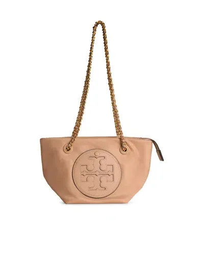 Tory Burch Small Ella Pink Nylon Bag