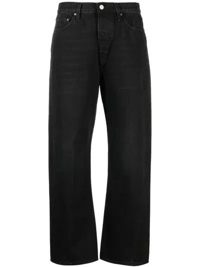 Toteme Pre Organic Cotton Denim Jeans In Black