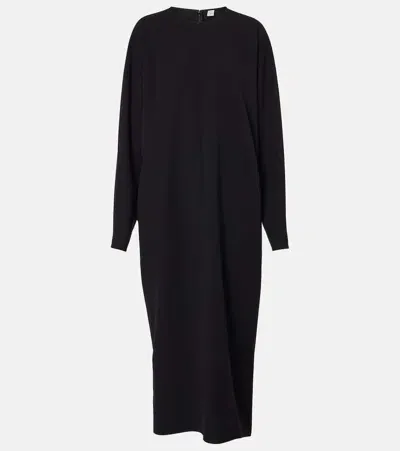 Totême Cady Maxi Dress In Black