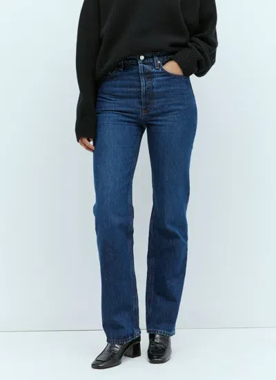 Totême Classic Cut Denim Jeans In Blue