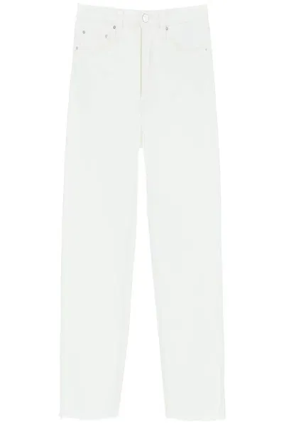 Totême Classic Cut Jeans In Organic Cotton In White