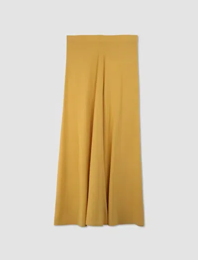 Totême Fluid Jersey Skirt In Cornsilk